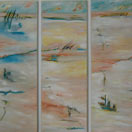 2004 / 3 Tafeln 50 × 150 cm / Öl, Ölkreide, Tusche